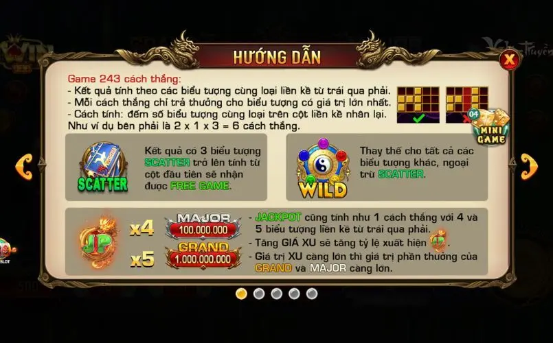 Hướng dẫn cách chơi slot game Võ Lâm Truyền Kỳ